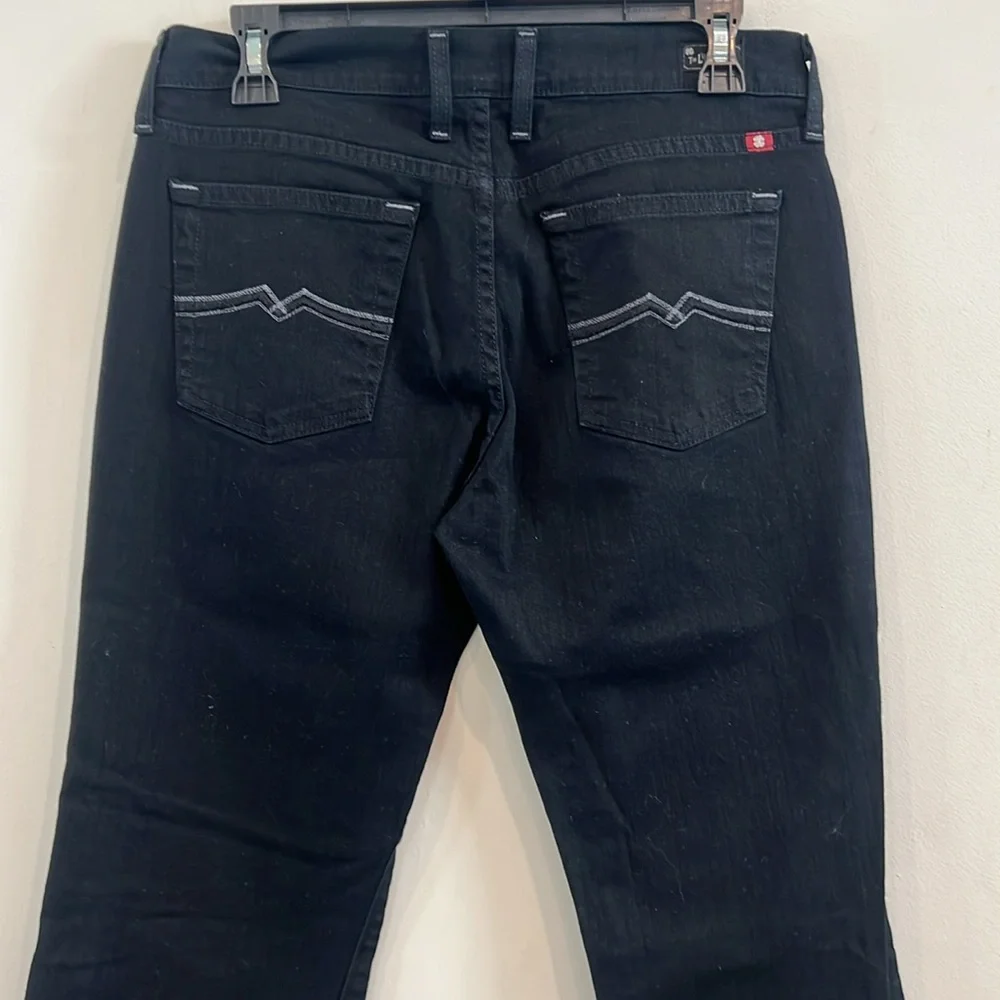 Lucky‎ Brand Women’s Black Knox Sweet N Low Wide Leg Denim Jeans Size 6